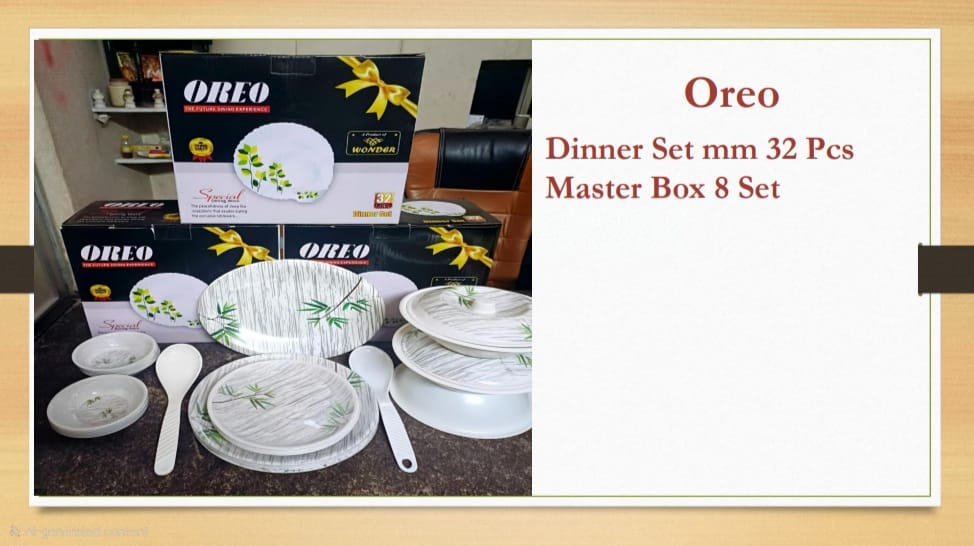 OREO DINNER SET 32 PCS