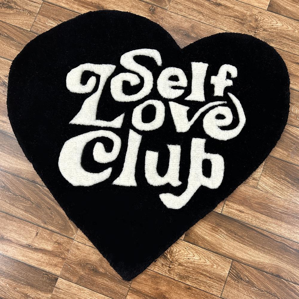 Handmade Heart Shape Wool Rug Hand Tufted Decorative Carpet