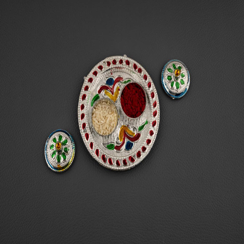 Haldi Kumkum Plastic Tray