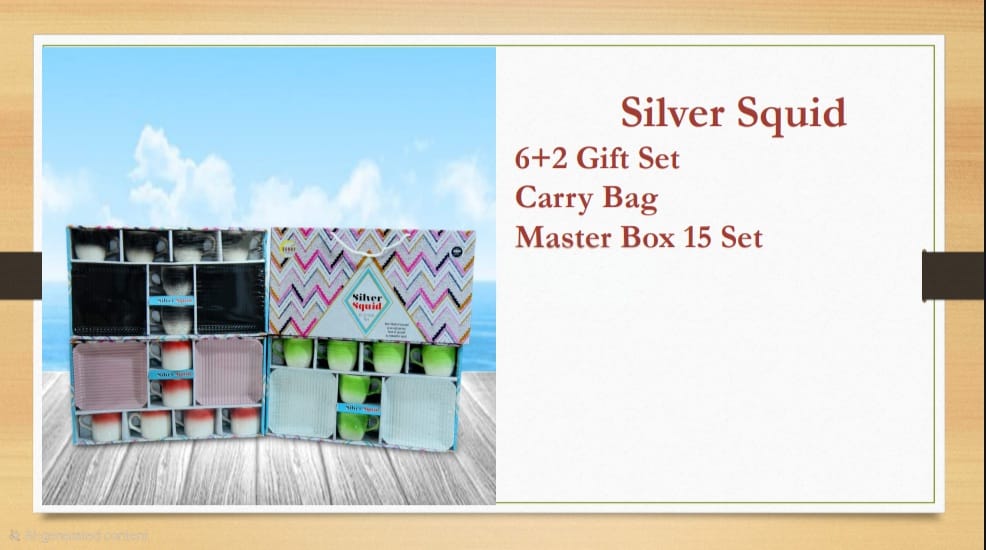 Silver Squid 6+2 Gift Set