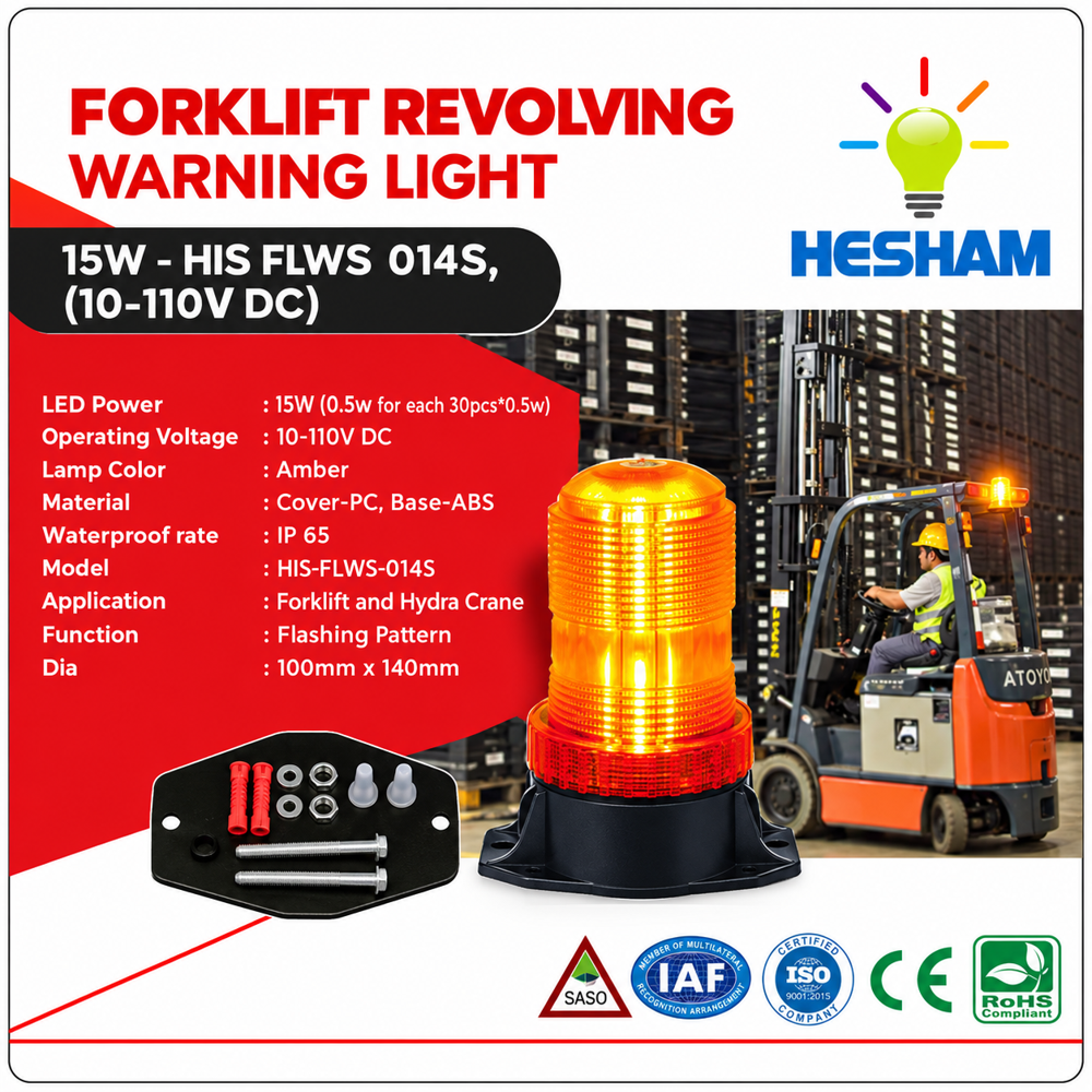 FORKLIFT REVOLVING WARNING LIGHT (HIS-FLWS-014S)