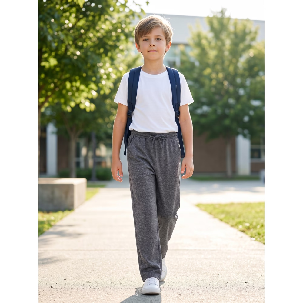 B16758  Boys Fleece Knit Sweatpants