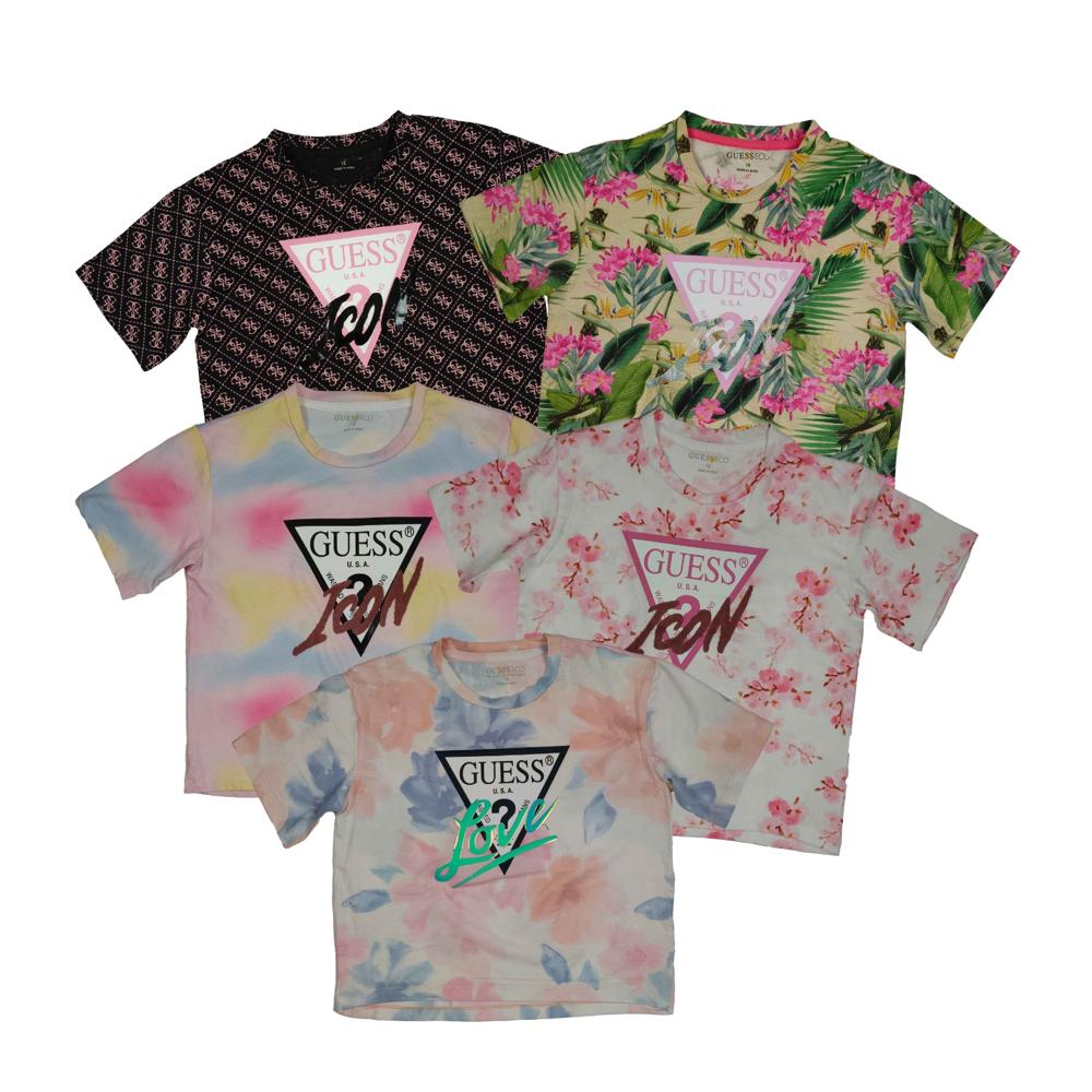 G22344 Girls Boxy-Fit Printed Tops
