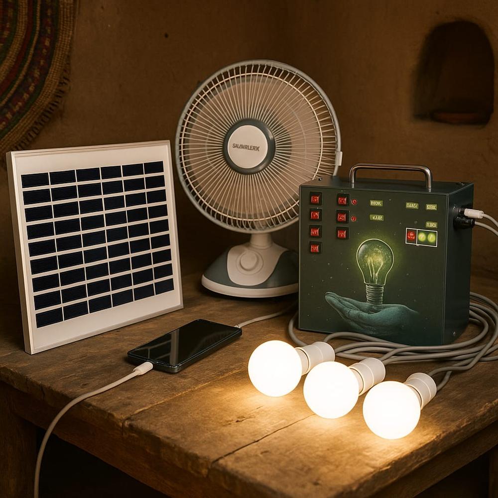 50W Solar Home Lightning System