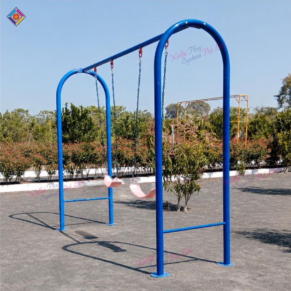 Outdoor Playground Two Seater Swing