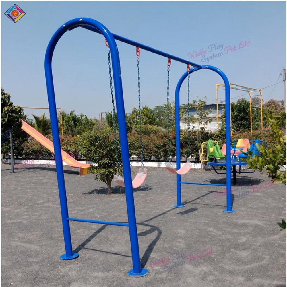 Outdoor Playground Two Seater Swing