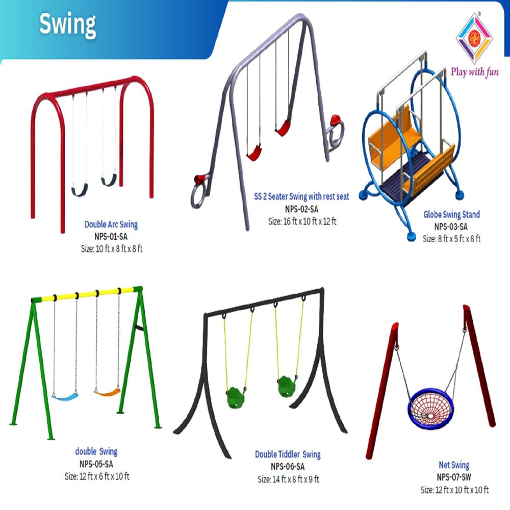 Outdoor Playground Circular Swing