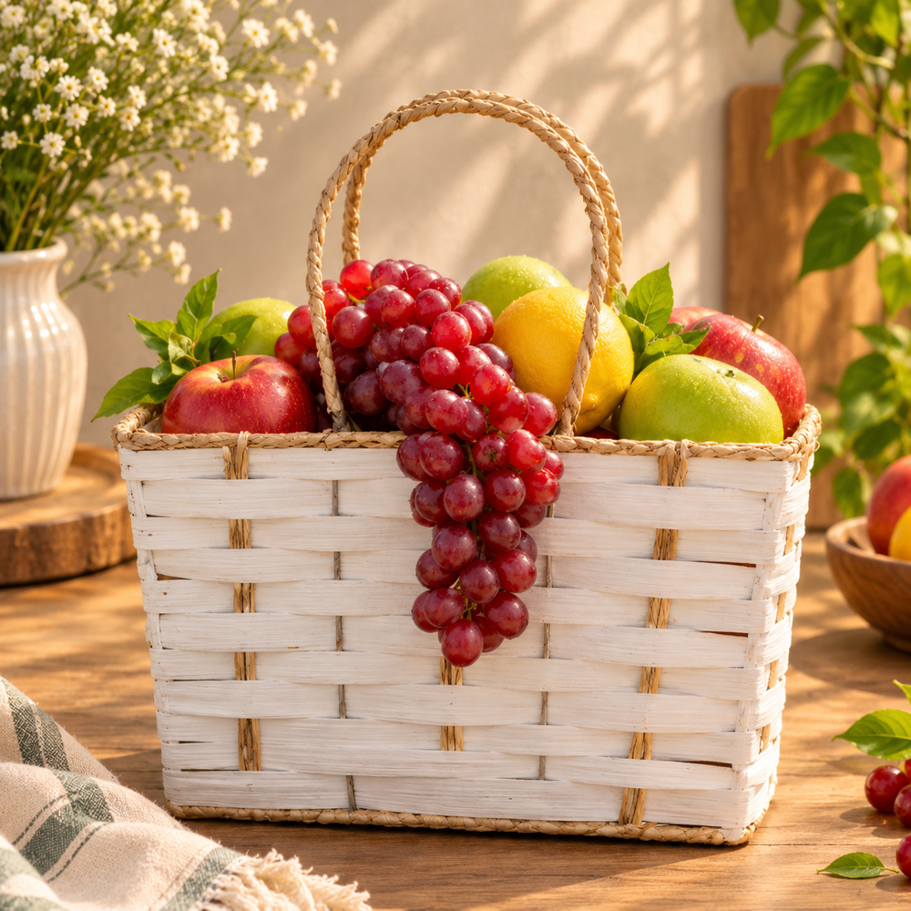 Raffia Gift Hamper Baskets