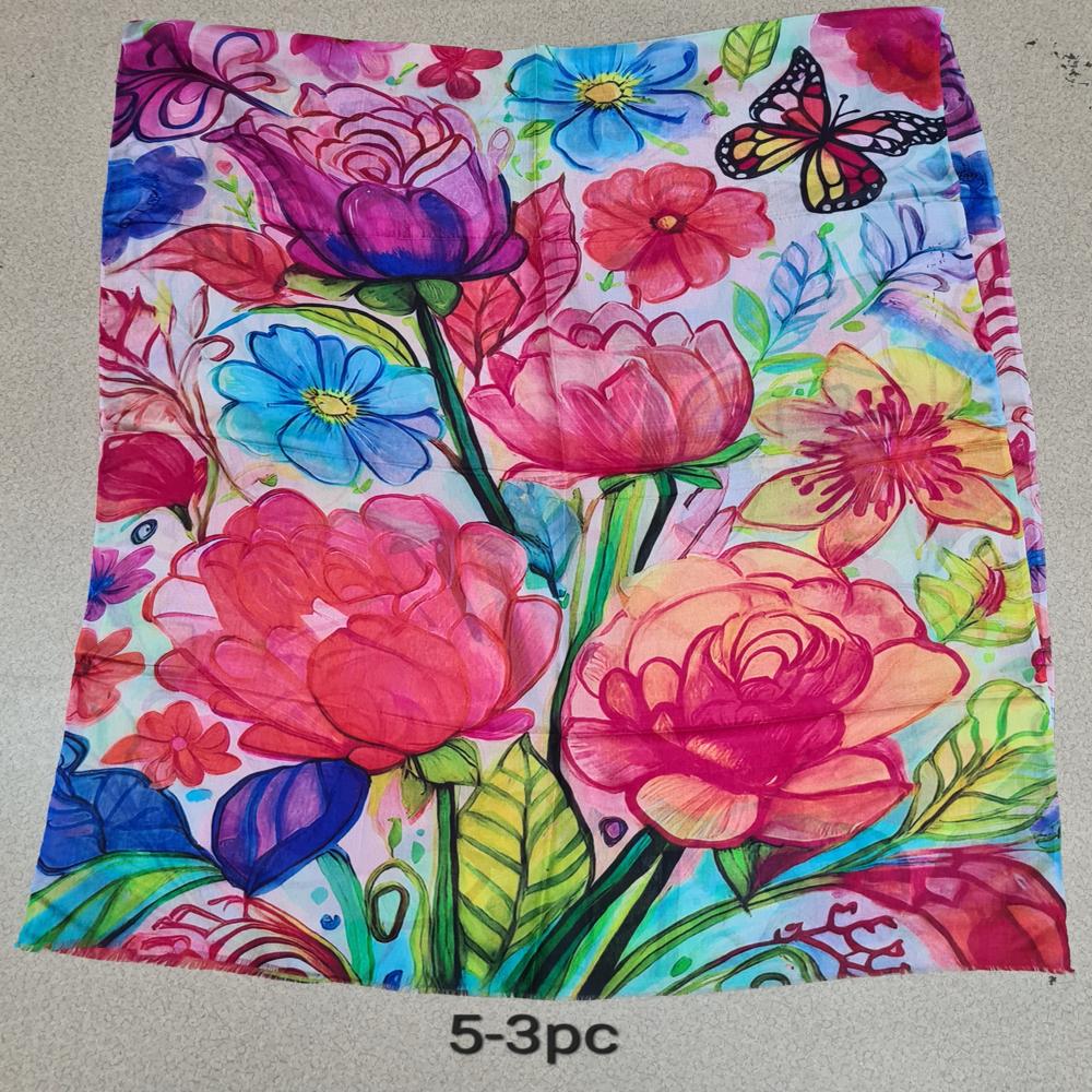 Tabby Silk Digital Printed Stoles