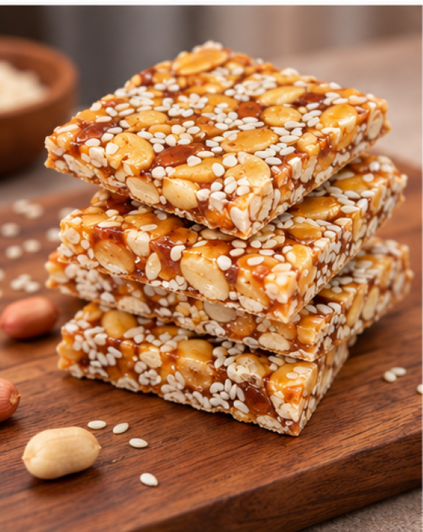 Til Peanut Chikki - Carbohydrate: 60 Grams (G)
