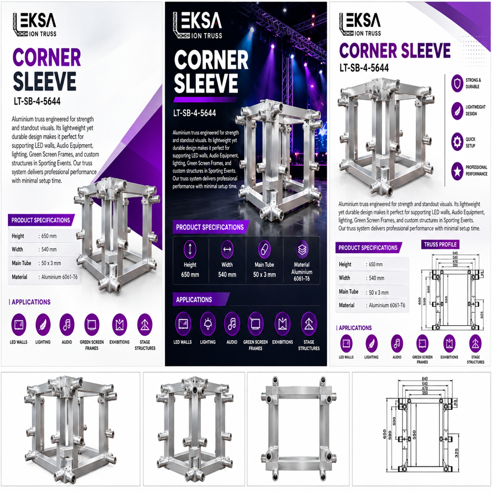 Corner Sleeve Aluminium Truss