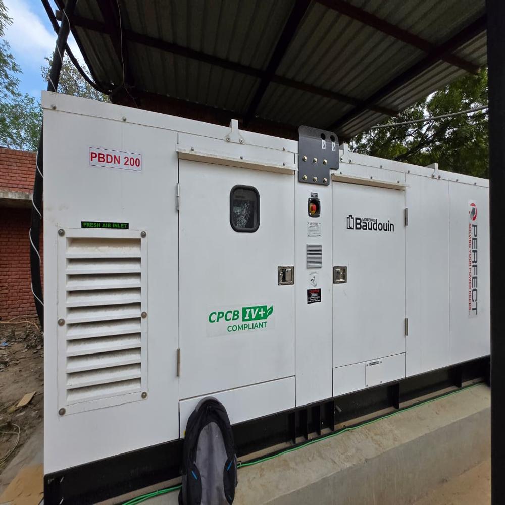 Baudouin Silent Diesel Generator 200 Kva - Color: White