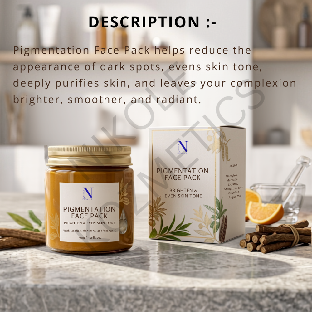 Pigmentation Face Pack - Attributes: Smudge Proof
