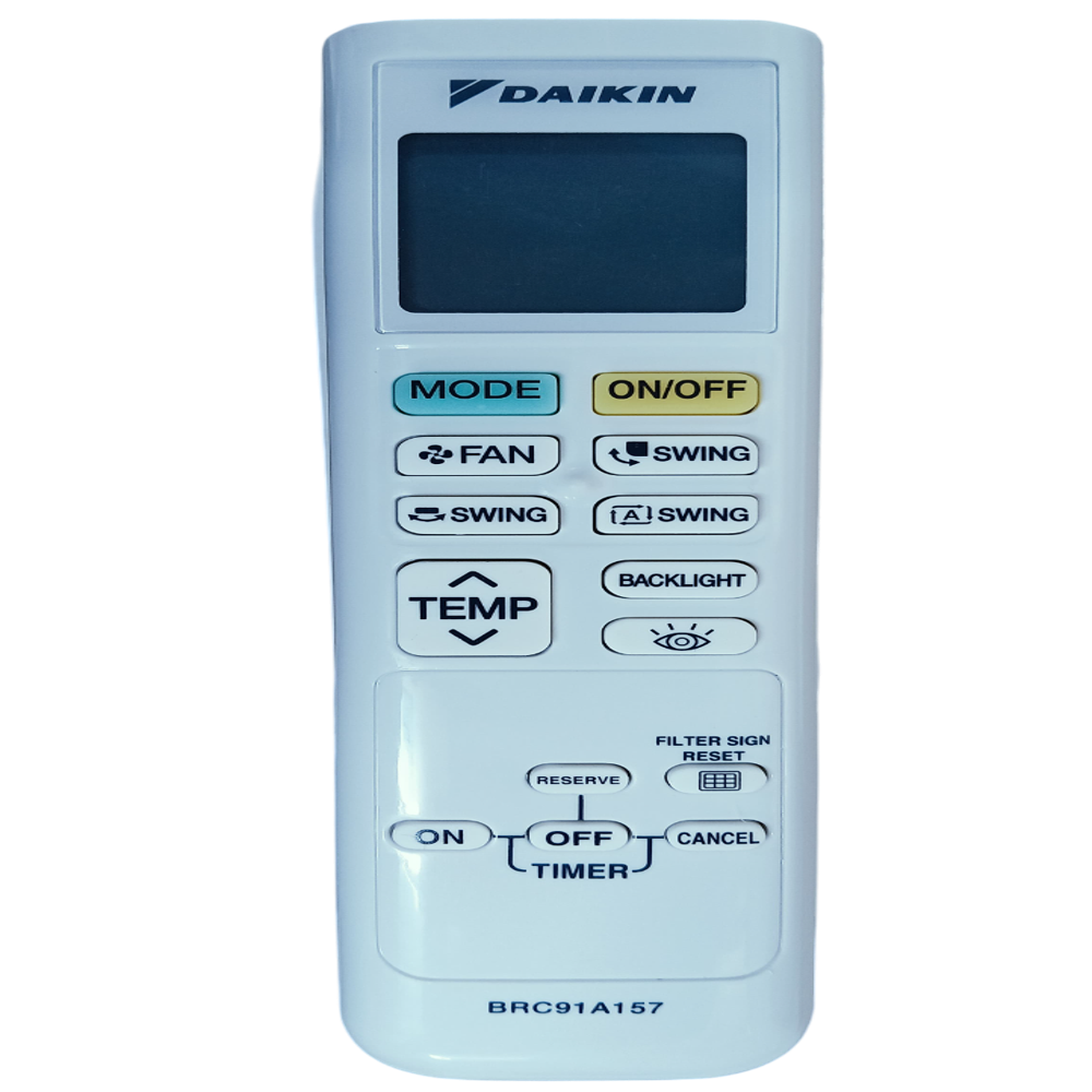 FKCA71 Series Daikin remote BRC91A157 (Wireless Remote. Controller)