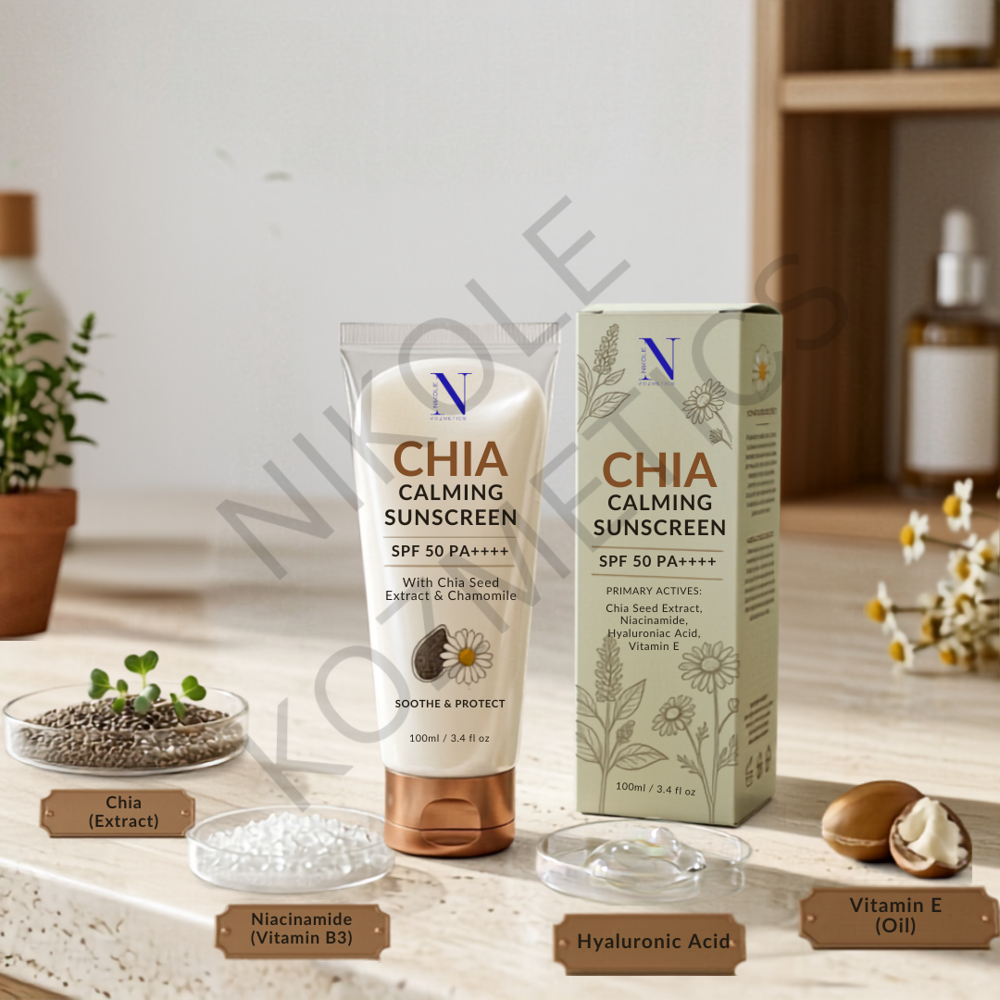 Chia Calming Sunscreen - Attributes: Smudge Proof