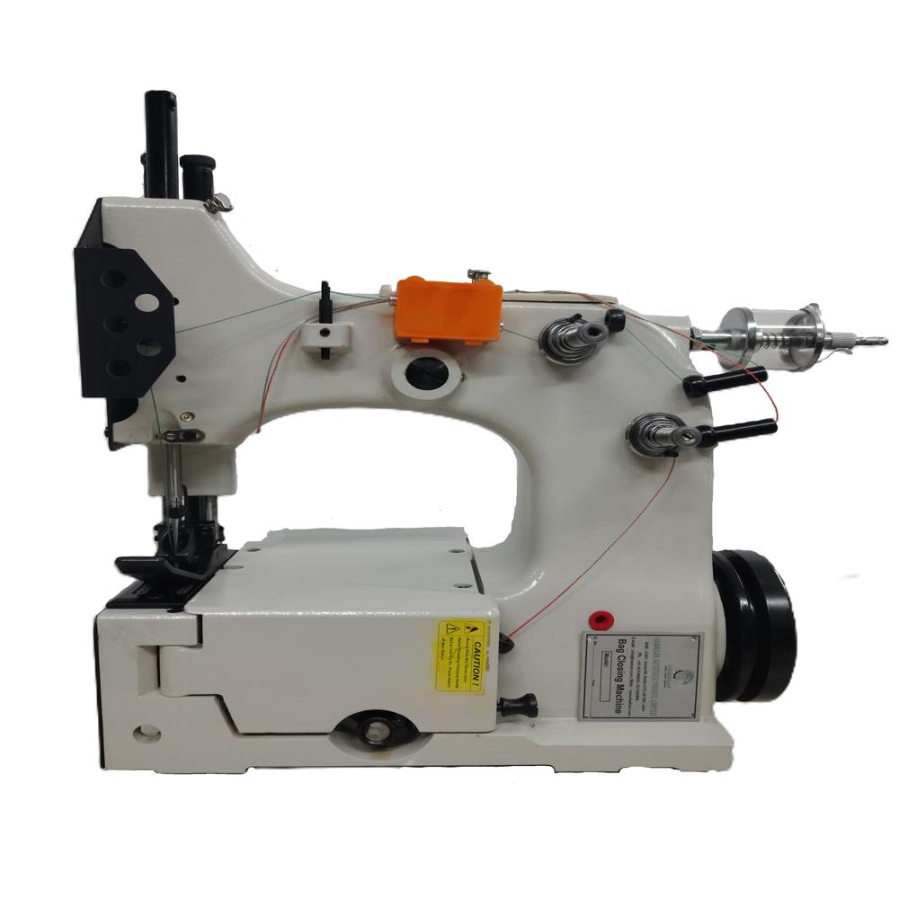 Hm25-12a Automatic Bag Closing Machine - Robust Metal, Compact Size, White/black, 0.5 Hp | Fully Automatic, Conveyor Mounted, Pneumatic Cutter, Auto Lubrication, High Speed