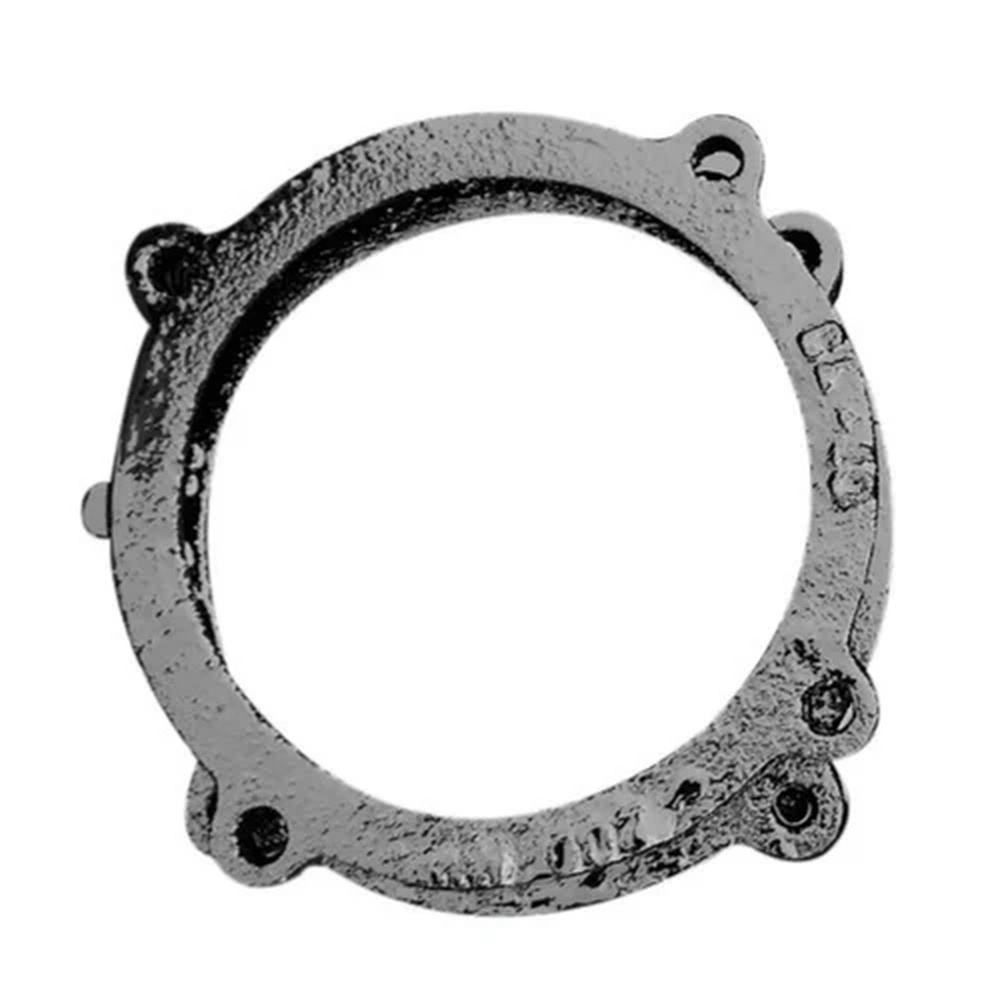 Ci D Joint - Cast Iron, 4 Inch Outer Diameter, Black Powder Coated Finish - Round Shape, Leak-free Connection For Piping Systems