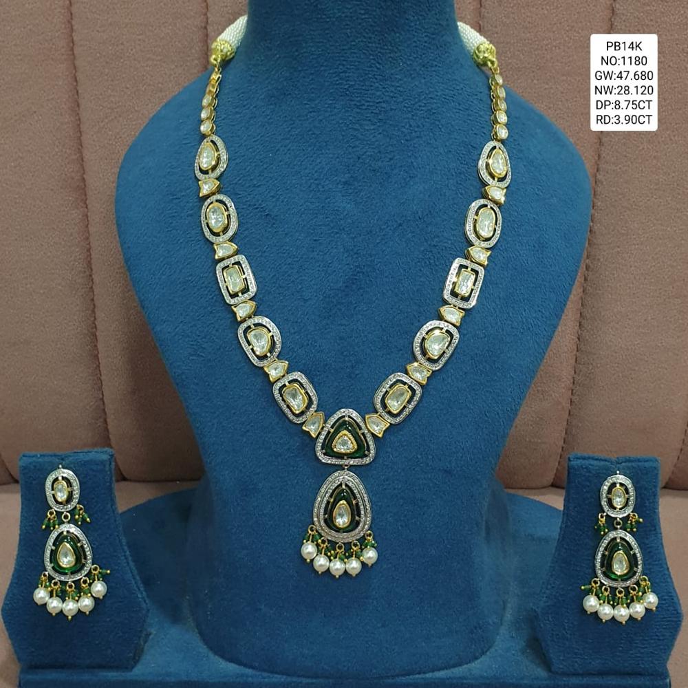 Gold Diamond Long Set
