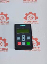 SIEMENS 6SL3255-0AA00-4CA1 SINAMICS G120 Basic Operator Panel (BOP-2)