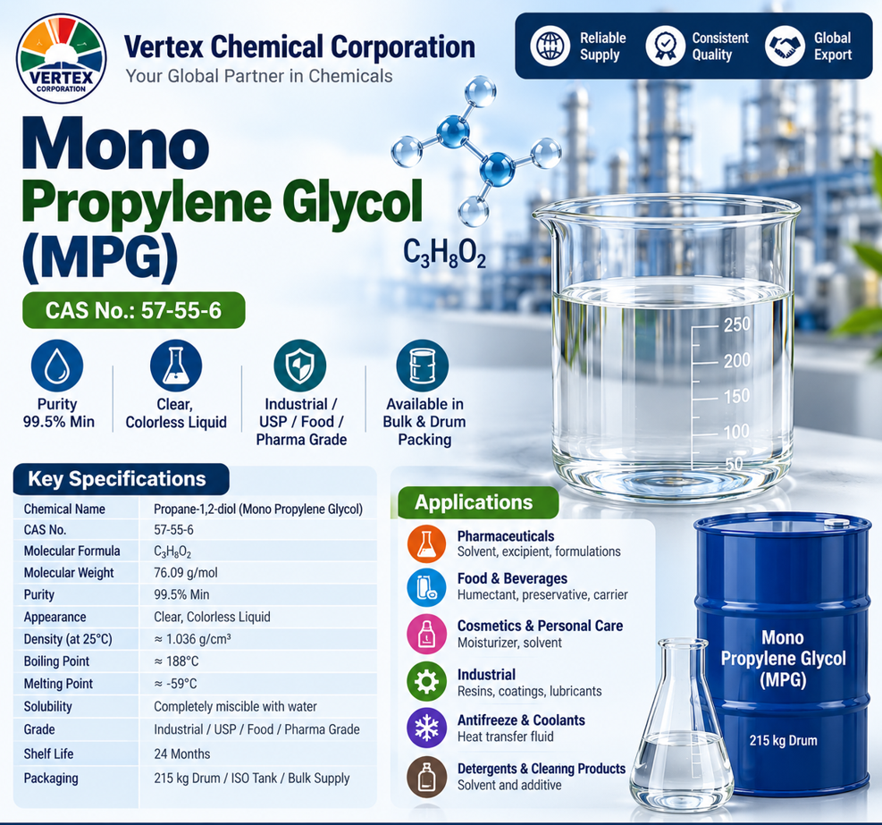 Mono Propylene Glycol (Mpg) - Application: Food