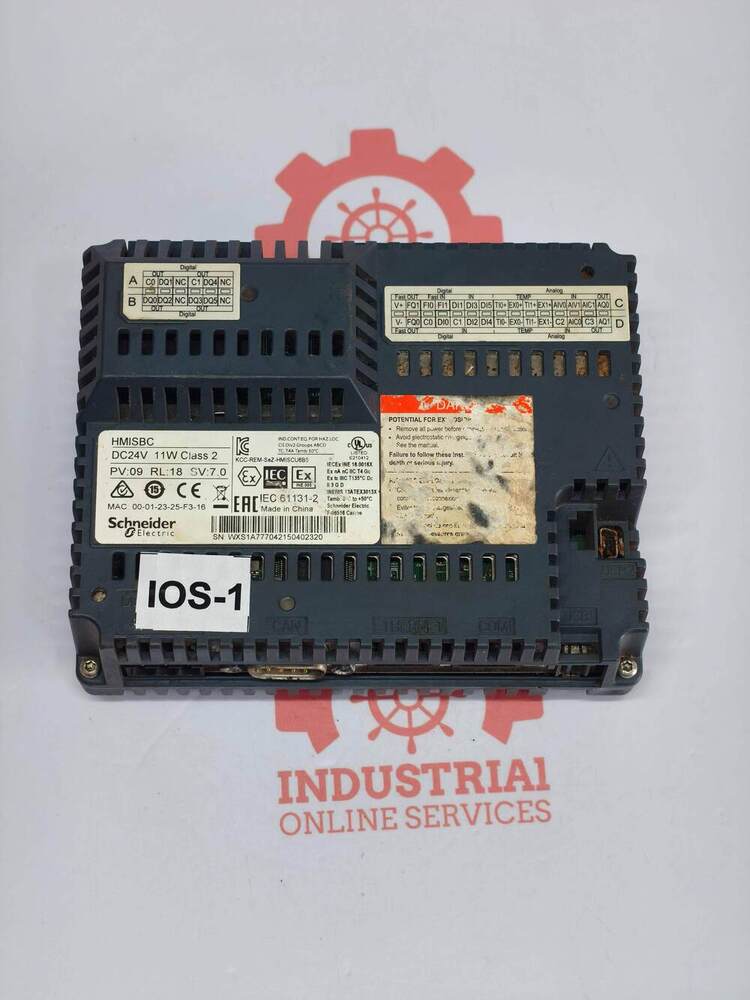 SCHNEIDER HMISBC Rear Module Controller Panel HMI Controller Range