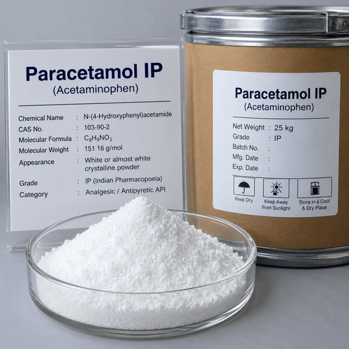 Paracetamol Ip - Cas No: 103-90-2