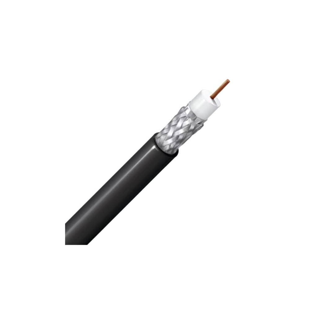 Belden 1694a - 75 Ohm Sdi Coax Rg-6, 18 Awg Solid Bare Copper Conductor, Pe Insulation With Foil + 95% Tinned Copper Braid Shield, Pvc Jacket Cmr