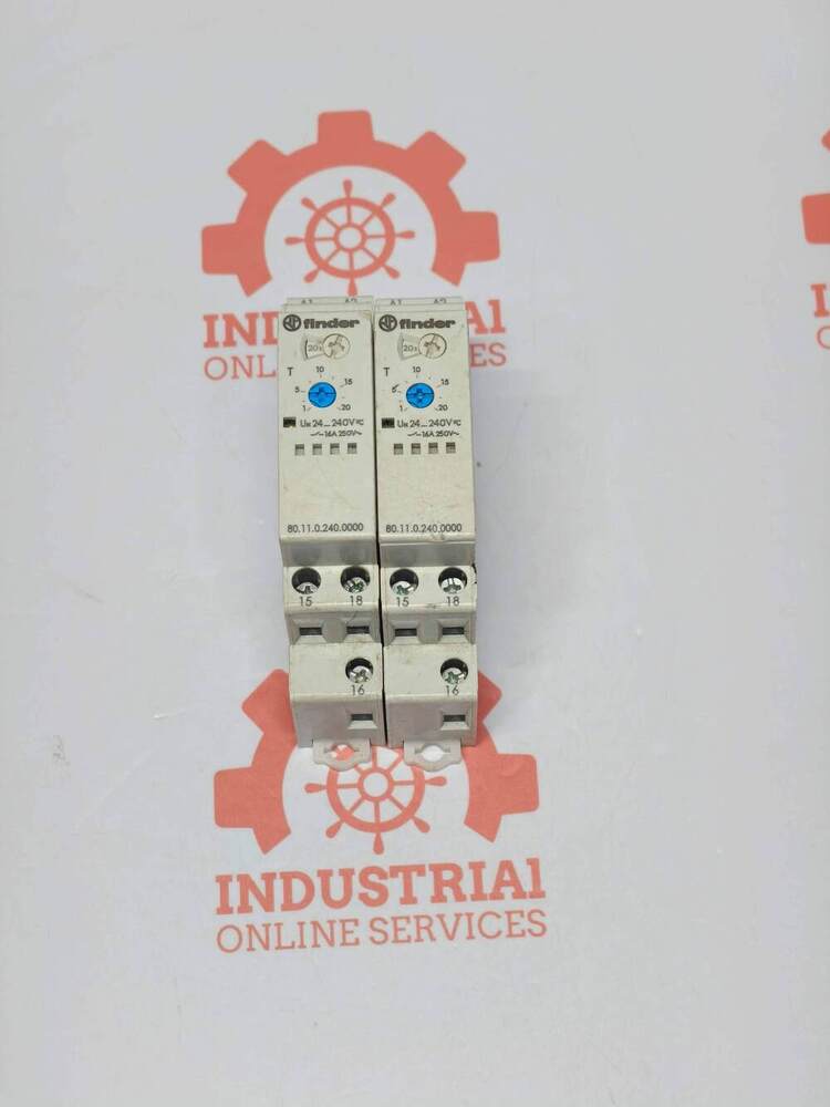 FINDER 80.11.0.240.0000 Highly Versatile, Multi-Voltage Modular Timer Relay