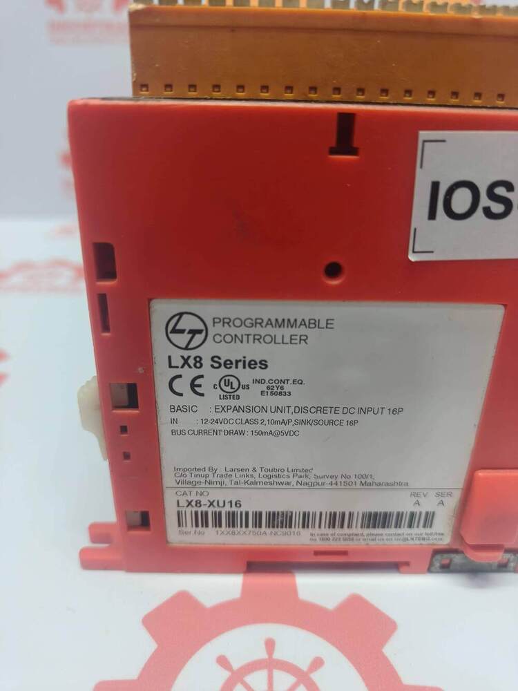 L&T LX8-XU16 Programmable Logic Controller (PLC) Expansion Module