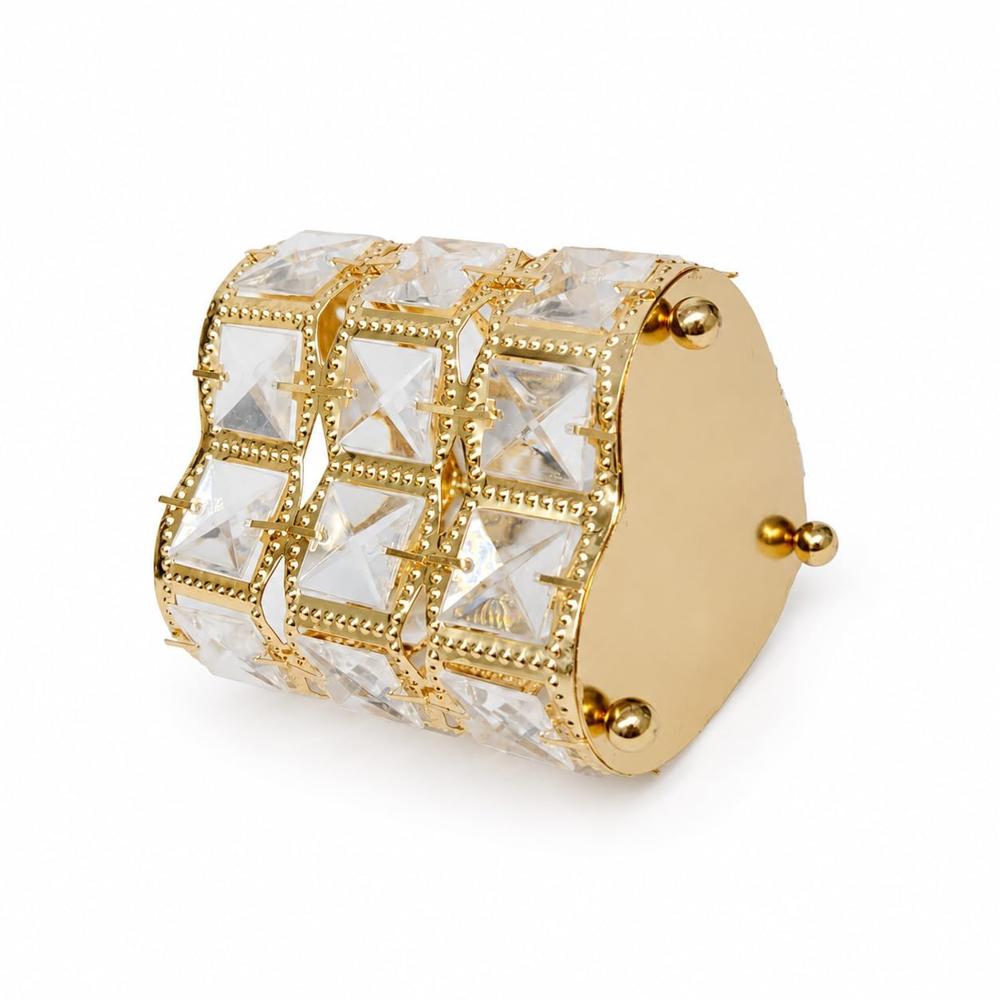 Heart Shape Makeup Holder - Color: Golden