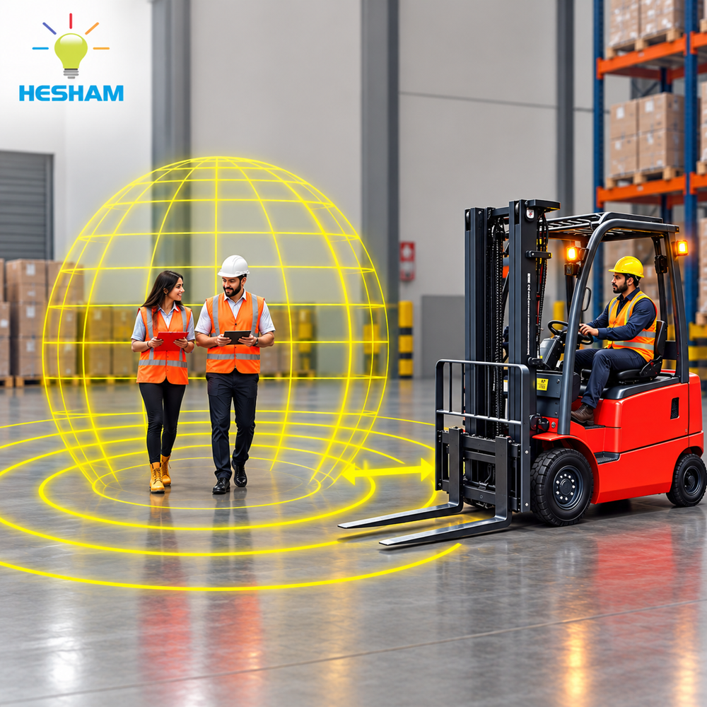Forklift AI Pedestrian camera Detection System