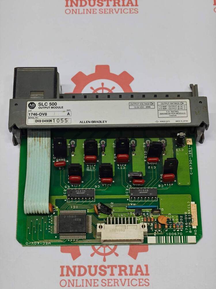 ALLEN BRADLEY 1746-OV8 8-Point Discrete Digital DC Output Module