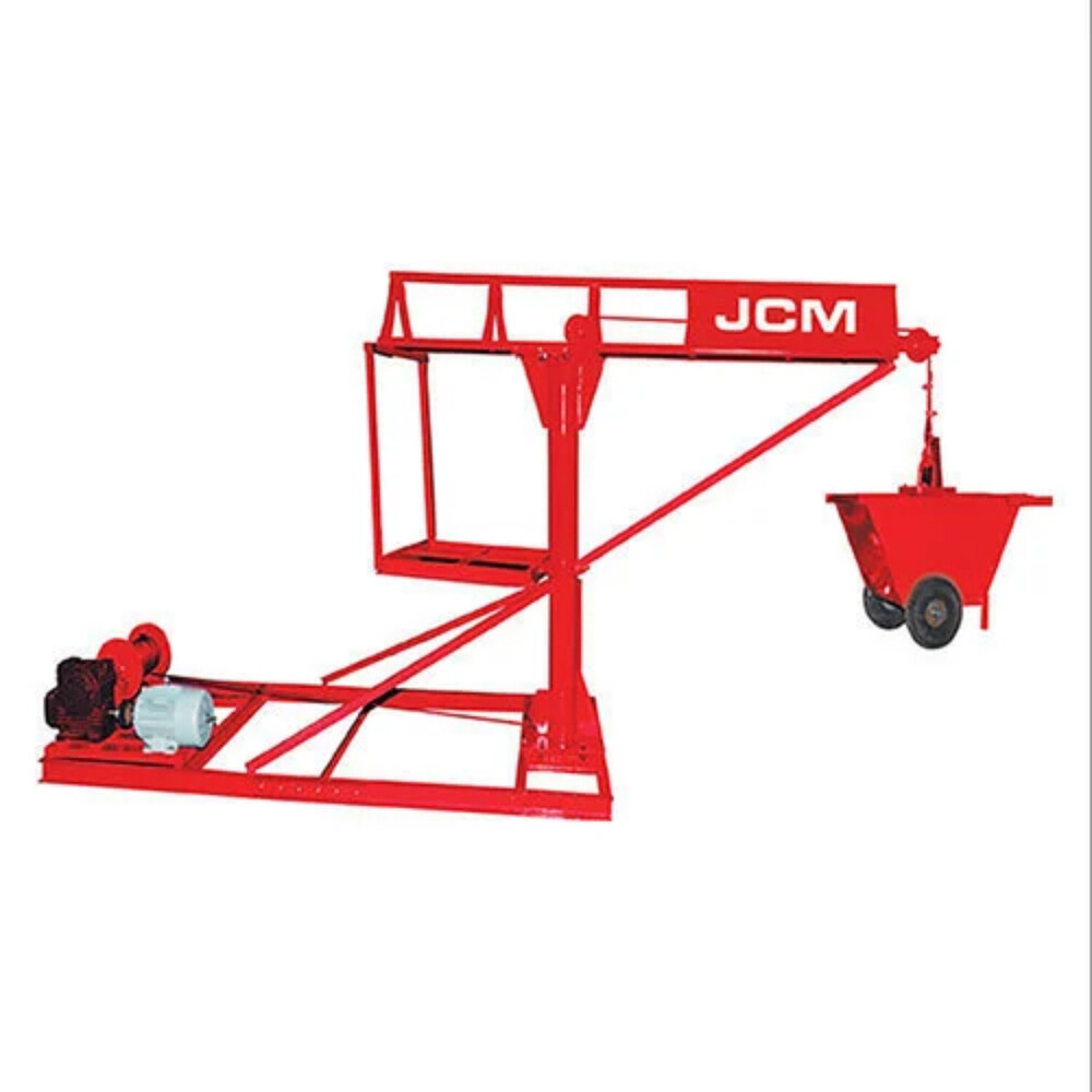 Manual Monkey Lift Machine - 500 Kg Lifting Capacity, 100 M Max Height | Durable Electric Design, Easy Installation, Striking Red Color