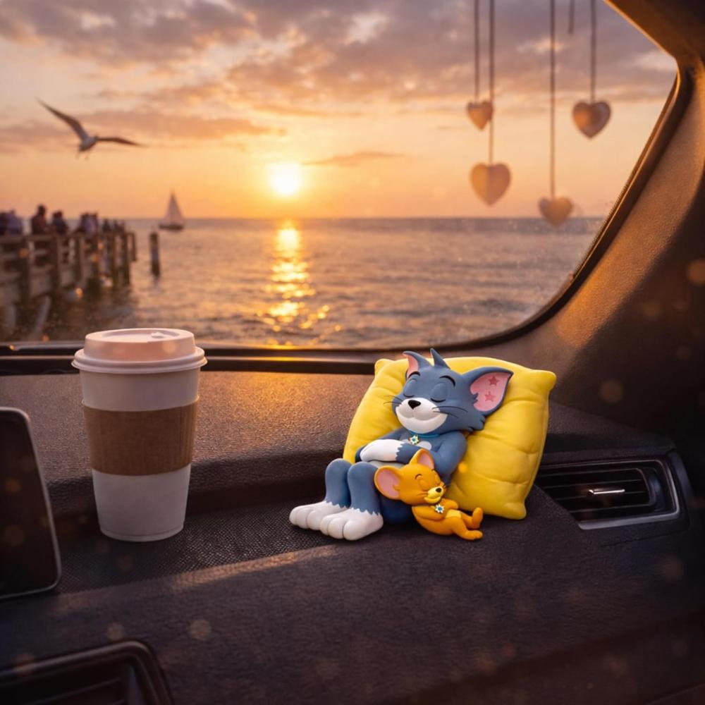 Tom And Jerry Decorative Resin Figurine