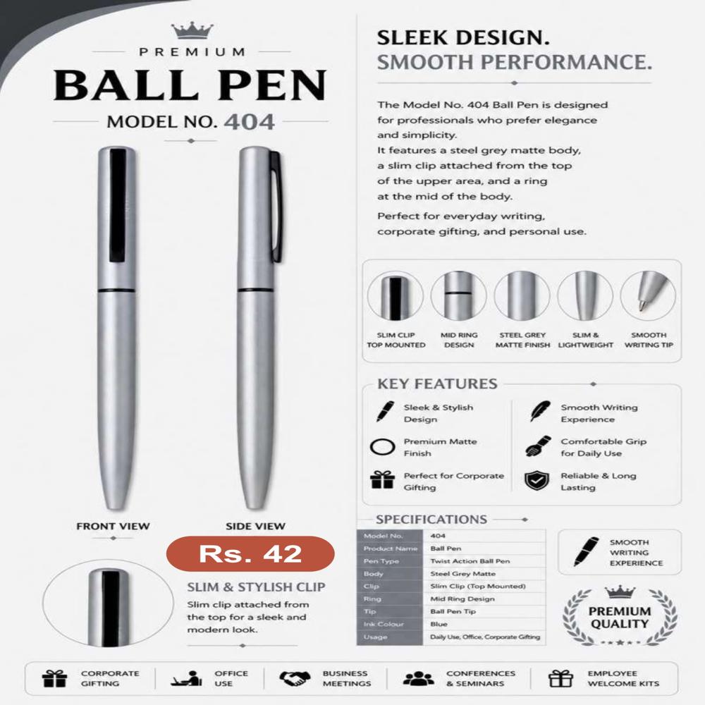 JD-404 Executive Metal Ball Pen
