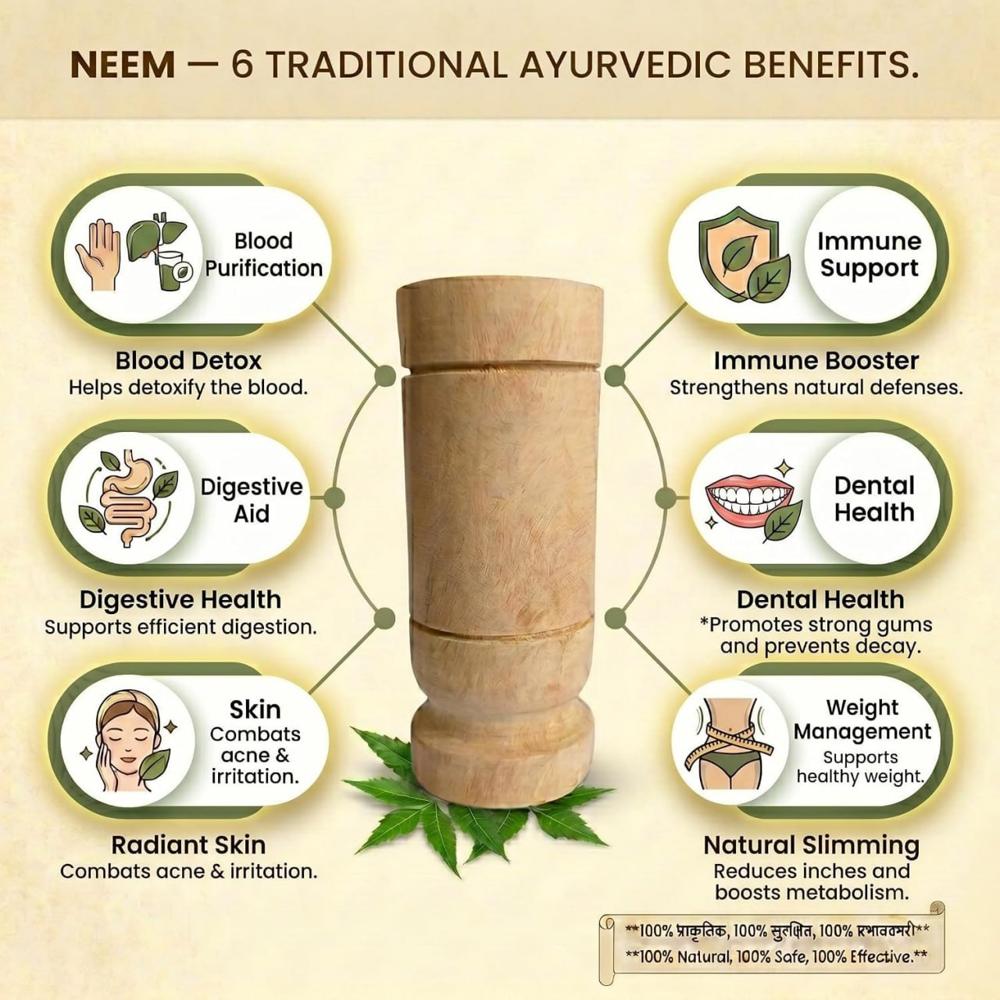 Neem Wood Diabetic Tumbler