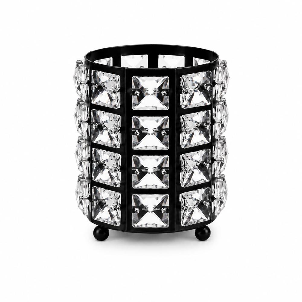 Luxury Crystal Metal Pen Holder