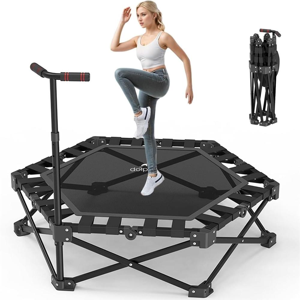 40-Inch Elastic Mini Trampoline with Handle (100kg Cap.)