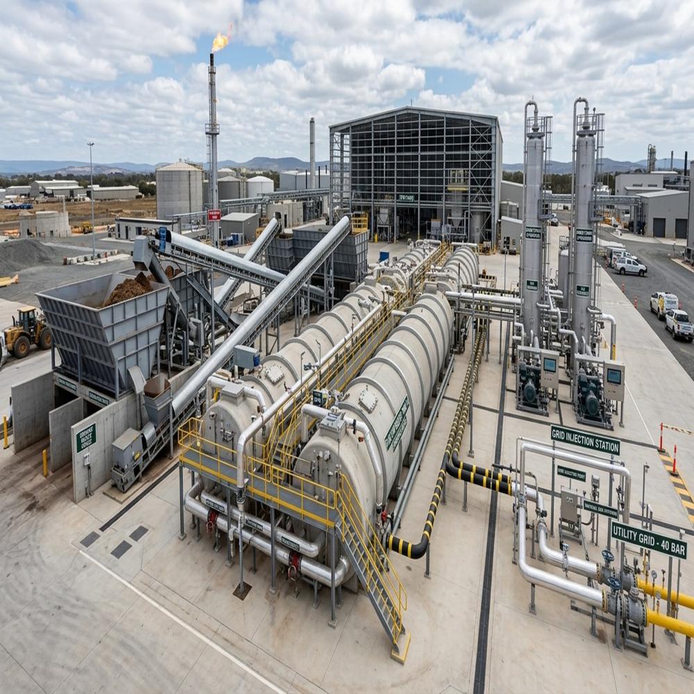 Turnkey Electricity Generation Dairy Manure Continuous Plug Flow Dry Digestion Inoculum Recycle Loop Biogas Plant