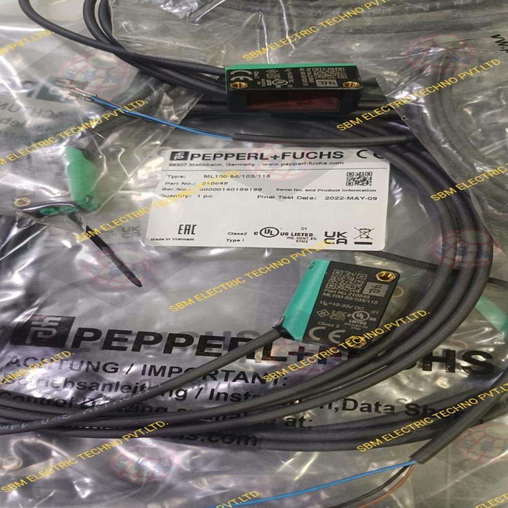 Pepperl Fuchs Photoelectric Sensor, Ml100-55/103/115