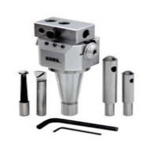 Bt-40 High Precision Boring Head - Stainless Steel, 30-60mm Length, Sleek Silver Finish, Eco-friendly Design, Manual Operation