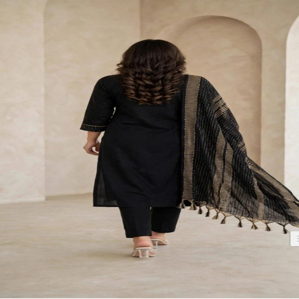 Black Kurti Set