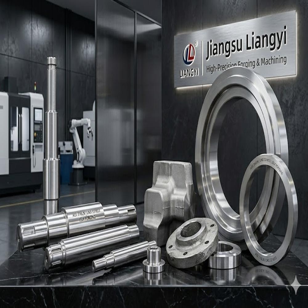 Aisi 316N Uns S31651 Nitrogen Alloyed Austenitic Stainless Forgings For Chemical, Marine And Pressure Service Flanges, Fasteners And Bars Jiangsu Liangyi - Application: Machine Parts