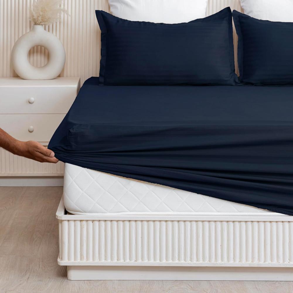 Fitted Sheet - Color: Nevyblue