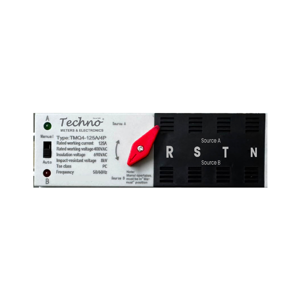 Dual Power Automatic Change Over Switch (EB + Generator) 125 A