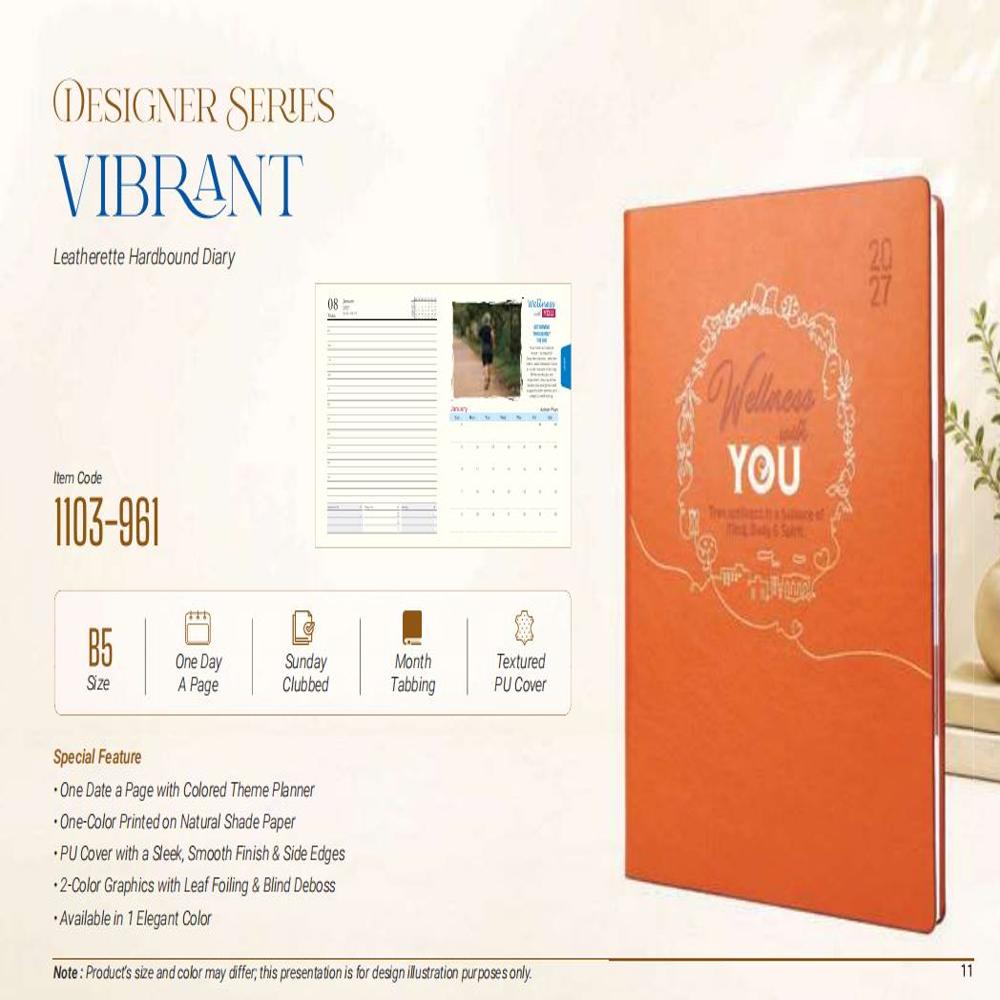 Office Diary - Dimension (L*w*h): 6.00 X 3.5 X 0.5 Inch (In)