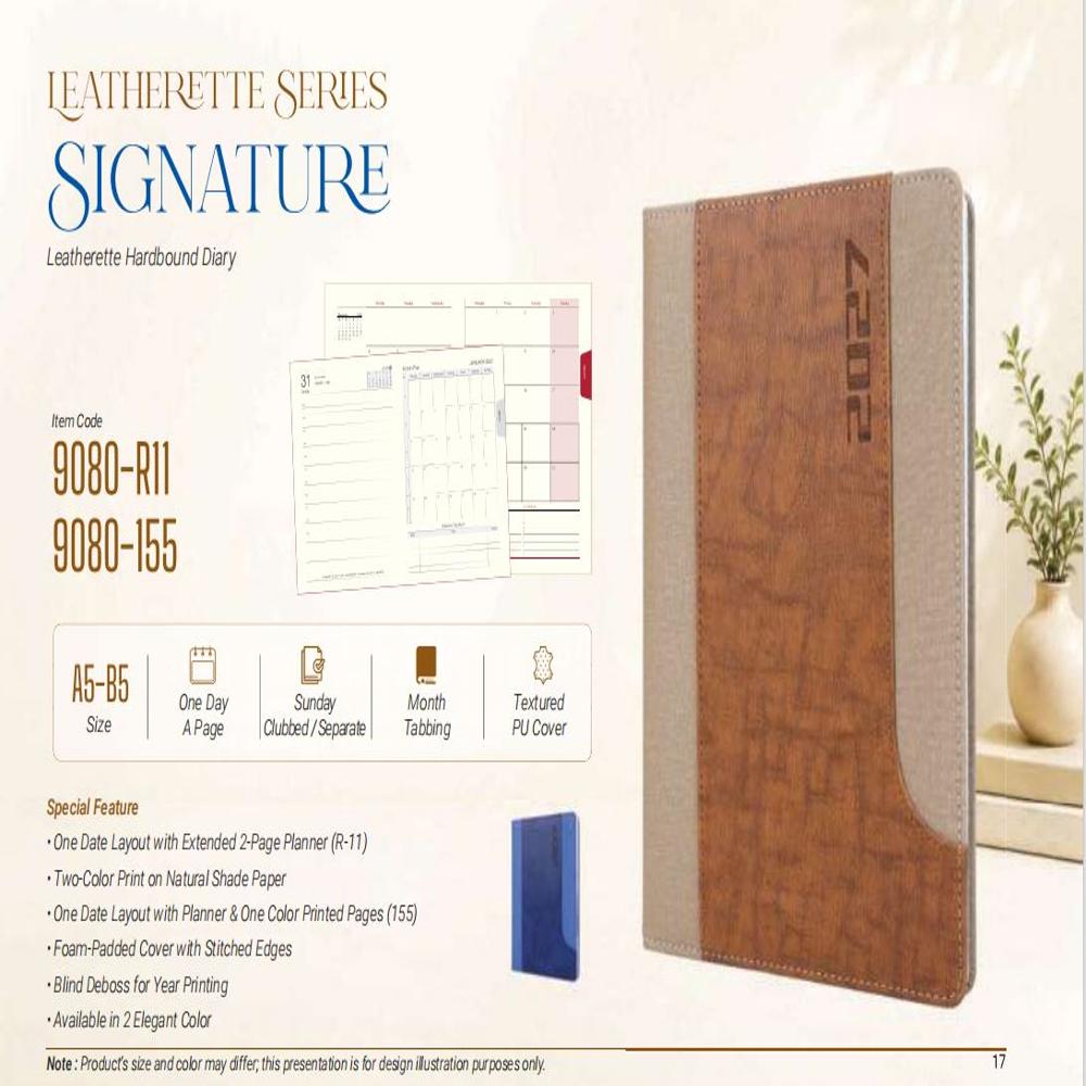 Office Diary - Dimension (L*w*h): 6.00 X 3.5 X 0.5 Inch (In)