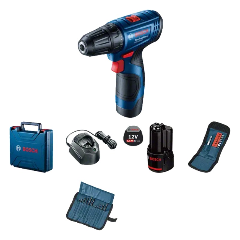Bosch GSR 120-LI 2x2.0 Ah Cordless Drill Driver