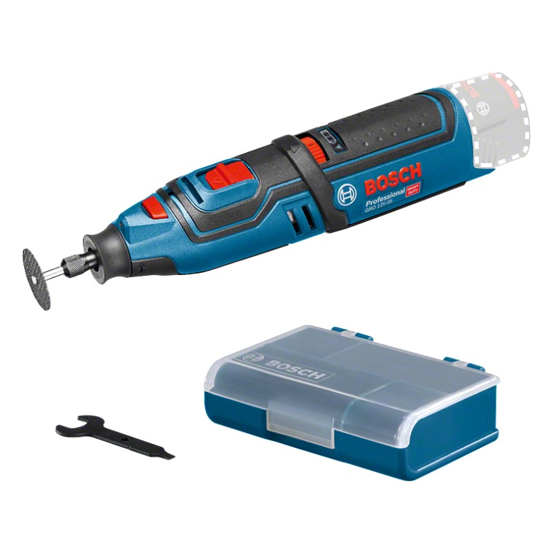 Bosch GRO 12V-35 (Solo) Cordless Rotary Tool