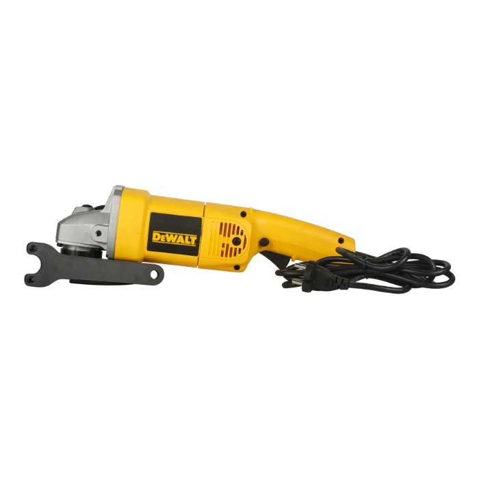 Dewalt Dw831-In 1400W, 125Mm Small Angle Grinder With Rat Tail Design (Made In India) - Application: Heavy Grinding